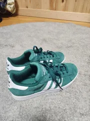 アディダス キャンパス グリーン スウェード スニーカー - 260