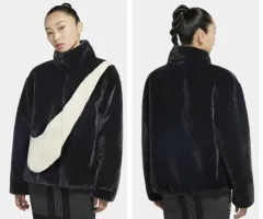 NIKE ウィメンズ ナイキ ビッグ スウッシュ フリース ファー ジャケット 66-77