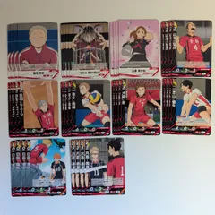 【ハイキュー!! バボカ!! BREAK】音駒高校 デッキパーツ 40枚セット 黒尾 研磨 リエーフ