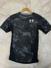 XL) アンダーアーマー 半袖 カモフラージュ 機能性 Tシャツ