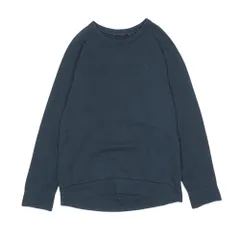 美品 NIKE ナイキ AIR JORDAN エアジョーダン スウェット ロゴ 刺繍 クルーネック トレーナー プルオーバー トップス M 紺 ネイビー メンズ 古着 中古 USED