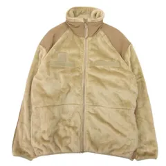 美品 US.ARMY ECWCS GEN3 level3 フリース ジャケット 米軍 ミリタリー ブルゾン アウター M コヨーテ ベージュ YMCLKY.MFG メンズ 古着 中古 USED
