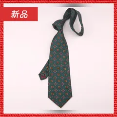 🔴新品未使用🔴 ネクタイ メンズ カジュアル オシャレ ビジネス パーティ総柄 グリーン