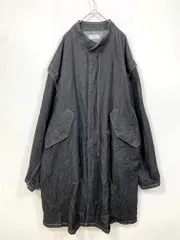 美品 forksy. フォルクシー ２WAY デニム ベスト モッズ コート sizeF/黒 ■■レディース