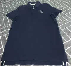 アバクロンビー マッスルフィット 半袖 カラーTシャツ (M)