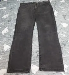 GUESS ストレッチ デニムパンツ ブラックデニム (33)