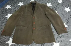 ロンドンフォグ ヴィンテージ Classic コーデュロイ ブレーザー ジャケット モカブラウン (M)