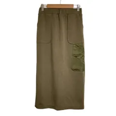 良品 ATSURO TAYAMA アツロウタヤマ イージーロングスカート 36 カーキ レディース 古着 中古 USED