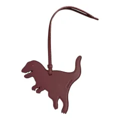 新品同様 COACH コーチ 恐竜 レキシー バッグチャーム パープル レディース 古着 中古 USED