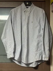 ポロ ラルフローレン ブルー ストライプ シャツ 出品