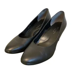 美品 REGAL platinum リーガルプラチナム コンフォート パンプス サイズ22.5cm ブラック レディース 古着 中古 USED