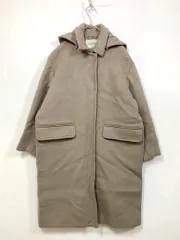 JOURNAL STANDARD relume ジャーナルスタンダードレリューム ウール フード ロング コート size36/グレージュ ◆■レディース