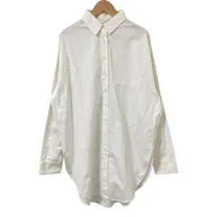 L'Appartement アパルトモン ドゥーズィエムクラス BF SHIRTS オーバーサイズ ロングスリーブ シャツ ブラウス ホワイト レディース 古着 中古 USED