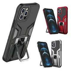 iPhone 13 対応 ケース カバー 背面タイプ ハイブリットケース TPU + PC素材 衝撃吸収 ソフト 四隅保護 スタンド機能 精密設計