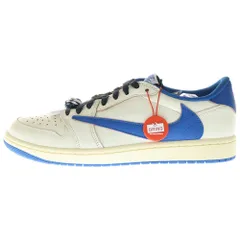 NIKE (ナイキ) Travis Scott ×fragment design Air Jordan 1 Low OG ×トラヴィススコット×フラグメントデザイン エアジョーダン1 OG ローカットスニーカー US10.5/28.5cm