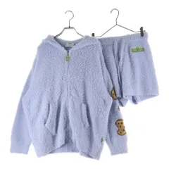 gelato pique (ジェラートピケ) SESAME STREET クッキーモンスター フーディパーカー ショートパンツ ブルー ルームウェア レディース