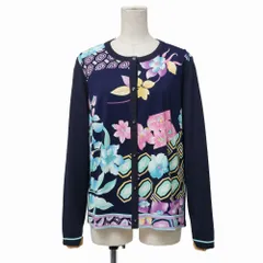 LEONARD レオナール カーディガン サイズ42 カンカン 異素材切替 ブランド古着【中古】20260130/RA7445