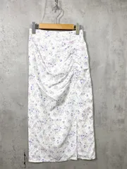 新品 PROPORTION BODY DRESSING プロポーションボディドレッシング 121-5120101 定価11990円 フラワープリント スカート sizePS/白 ■■レディース