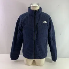 04w5874▽※【中古】THE NORTH FACE ザ・ノース・フェイス　サンダージャケット NY82312 軽量ハイブリッドインナーダウン L ネイビー【八王子店】