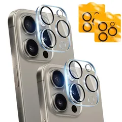 対応 iPhone 16 Pro/iPhone 16 Pro Max カメラフィルム 2枚セット 【日本製素材旭硝子製】 対応 いPhone16Pro/いphone16Pro max レンズフィルム カメラ保護 フィルム レンズ 保護カバー 対応 アイフォ 0