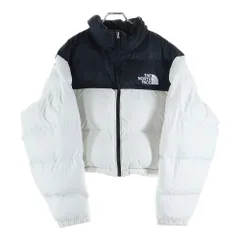 THE NORTH FACE (ザノースフェイス) NUPTSE SHORT JACKET ショート ヌプシ ダウンジャケット レディース ホワイト/ブラック NF0A5GGE
