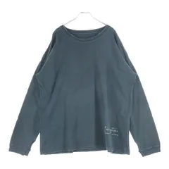 Maison Margiela (メゾンマルジェラ) スタンプロゴ ダメージ加工 長袖Tシャツ 長袖カットソー グレー S51GC0535 S24567のサムネイル
