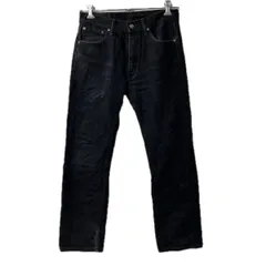 メキシコ製 Levi's 505 デニムパンツ W30 ブラック リーバイス ジップアップ アメカジ ジーンズ デニム コットン 2601-457