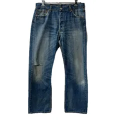 Levi's 501 デニムパンツ W36 ブルー リーバイス ボタンフライ アメカジ ジーンズ デニム コットン 2601-463