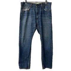 メキシコ製 Levi's 505 デニムパンツ W36 ブルー リーバイス ジップアップ アメカジ ジーンズ デニム コットン 2601-466