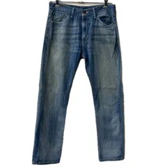 メキシコ製 Levi's 505 デニムパンツ W33 ブルー リーバイス ジップアップ アメカジ ジーンズ デニム コットン 2601-496