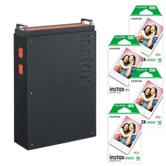 （フィルム40枚付き）富士フイルム スマホプリンター チェキ　リンクプラス instax mini Link +　INS MINI LINK PLUS B 