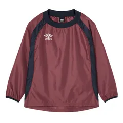 umbro(アンブロ) ジュニア(1枚物)ピステトップ サッカー ウィンドブレーカー/シェルジャケット/コート (UF5FWB01JA)、(WR00)ワインレッド