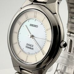 【ジャンク】SEIKO DOLCE 電波ソーラー チタン 腕時計 本体 ジャンク】SEIKO DOLCE 電波ソーラー チタン 腕時計 本体 - メルカリ