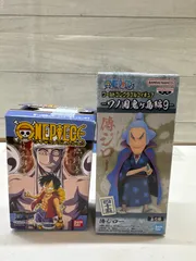 【I2-32】◇ ワンピース　ミニフィギュア　エネル&侍ジロー　2点セット　エネルフィギュア開封済み