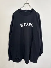 S00576｜WTAPS｜ ダブルタップス｜ロングTシャツ｜長袖カットソー｜ブラック｜黒｜XL｜メンズ｜ストリート｜アメカジ｜Y2K｜90S｜古着｜USA古着｜ヴィンテージ｜今期トレンド｜フォロー割
