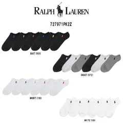 POLO RALPH LAUREN(ポロ ラルフローレン)ソックス くるぶし ローカット 靴下 アソート ワンポイント ポニー レディース 女性用 6足セット 727971PK2Z