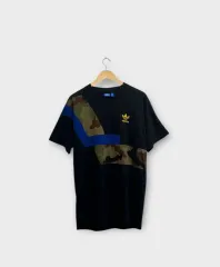 アディダス ブラック カモフラージュ Tシャツ 2XL