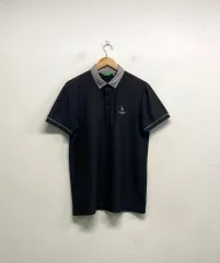 HAZZYS へジス ネックポイント カラーTシャツ M