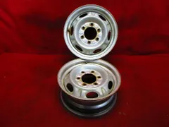 スチール ホイール 2本 日産 キャラバン NV350 純正 15×5.5J 6穴 PCD 139.7 +45 ハブ径 100 ◆ 52726Hのサムネイル