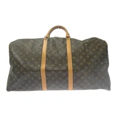 【中古】LOUIS VUITTON ルイ・ヴィトン M41422 モノグラム PVC キーポル60 ボストンバッグ ブラウン 409936 ボストンバッグ