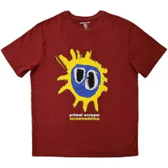 プライマル・スクリーム【PRIMAL SCREAM】 Screamadelica Tシャツ バンドT ユニセックス [並行輸入品]　レッド　Mサイズ