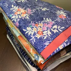 【まとめ売り】着物15枚 リメイク素材　素材バラバラ　ハンドメイド向け