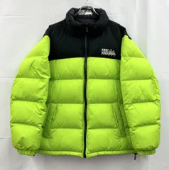 First Down ファーストダウン F842529 リバーシブル  L ネオングリーン ブラック 冬