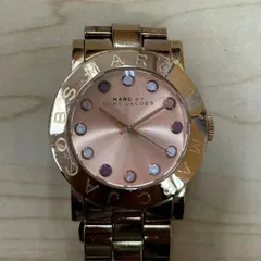 ◎【✨腕時計✨】MARC JACOBS　マークジェイコブス　型番　MBM3216 　クォーツ　電池式　レディース　女性　ウォッチ　カラー　金色　GODL　ゴールド　石付き　豪華　ラグジュアリー　高級　ブランド　ステンレス　スチール