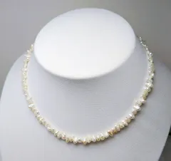 淡水パールネックレス  6㎜ バロック アレルギー症対応