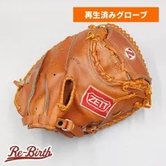 【クリーニング済み 】 ゼット 軟式用 キャッチャーミット 型付け済み (ZETT グラブ)[WE1508]