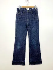 SOMETHING LISA サムシング エドウィン SKY31 ミッドライズ フレア ストレッチ デニムパンツ size27/紺 ■■レディース