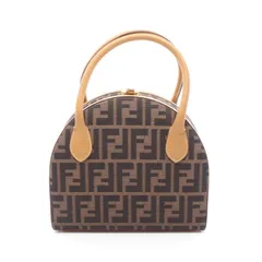 フェンディ FENDI ハンドバッグ ズッカ キャンバス レザー ズッカ 2wayショルダー レディース Used B