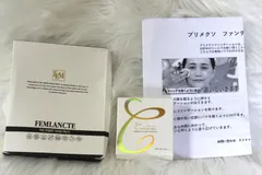 【キュセラプリメクソファンデーション内容量15g＜未使用＞×1箱　フェムランテハイブリッドマスクパック内容量（27ml×5枚）＜未使用＞×1箱　2個セット】
