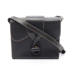 ロエベ LOEWE ショルダーバッグ ブラック レザー ショルダーバッグ レディース Used B